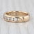 Gold 0.90ctw Channel Set Diamond Band 14k Gold Size 6.75-7 Wedding Ring Stackable For Sale - Image 8 of 8