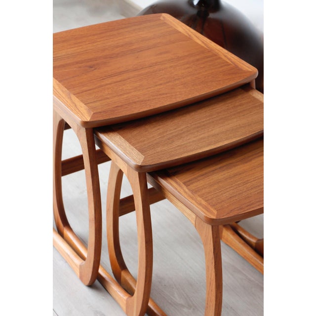 Vintage Teak Nesting Tables from Nathan, 1960s, Set of 3 For Sale - Image 17 of 18