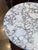 French Vintage Louis XVI Style Round Marble Top Side Table With Lower Shelf For Sale - Image 3 of 8