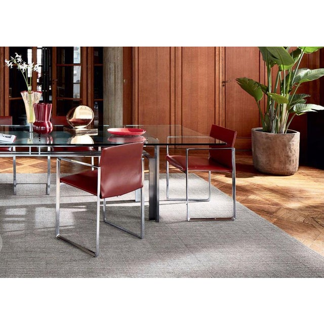 Mid-Century Doge Table with Aluminum Base by Carlo Scarpa for Cassina, Italy For Sale - Image 11 of 14