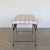 Panoplie Iron Double Loop Bench, Tan Gingham For Sale - Image 4 of 9