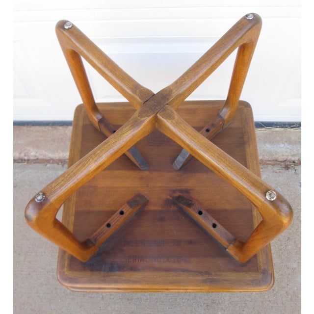 Mid 20th Century 2 Lane Perception Snack Tables Model 908-18 For Sale - Image 13 of 16