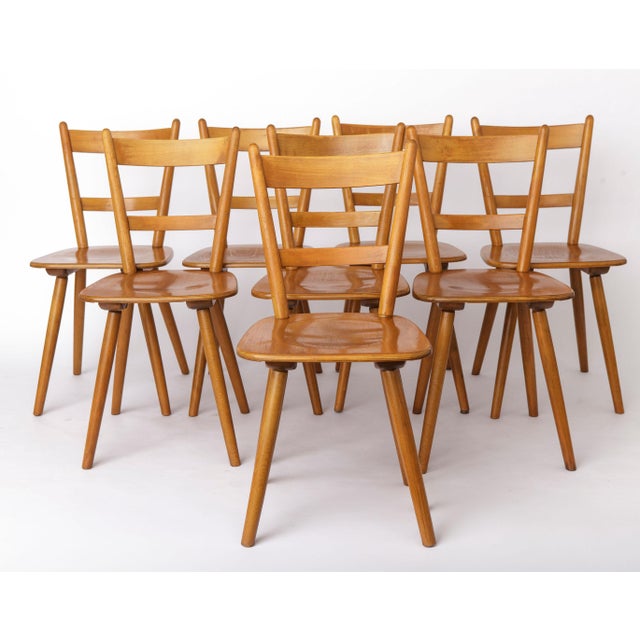 Vintage Tübingen Dining Chairs, 1970s, Set of 8 For Sale - Image 10 of 10