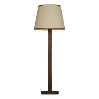 French Bronze Floor Lamp, 1970s For Sale