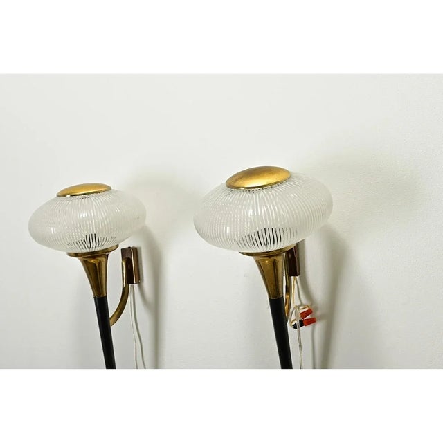 French Mid-Century Sconces & Matching Table Lamp - Set of 3 For Sale - Image 12 of 12