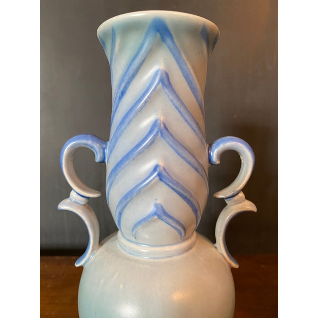 Stangl 1930s Stangl Artware Art Deco Modern Vases - a Pair For Sale - Image 4 of 11