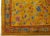 Antique 1920s Chinese Art Deco Rug in Goldenrod With Floral Motif For Sale - Image 4 of 10