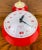 This striking Junghans wall clock in a bright red plastic case dates from the 1970s and combines striking design with...