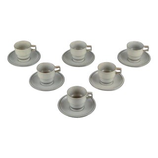 Colombia Coffee Cups in Stoneware from Bing & Grøndahl, 1970s, Set of 12 For Sale