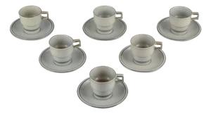 Colombia Coffee Cups in Stoneware from Bing & Grøndahl, 1970s, Set of 12