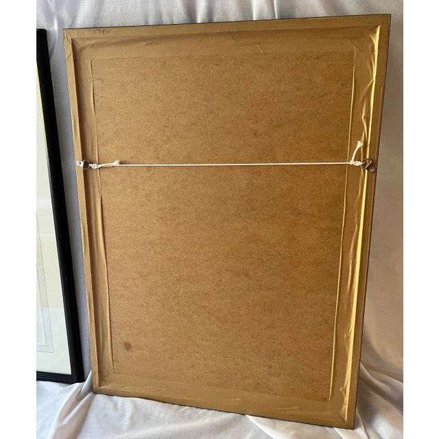 Black 1994 Josechu Lalanda Original Wildlife Lithographs, Pair For Sale - Image 8 of 9