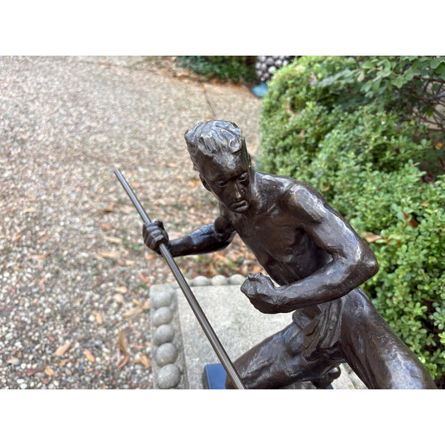 Alexandre Kelety 1930s French Art Deco Bronze Sculpture For Sale - Image 4 of 14