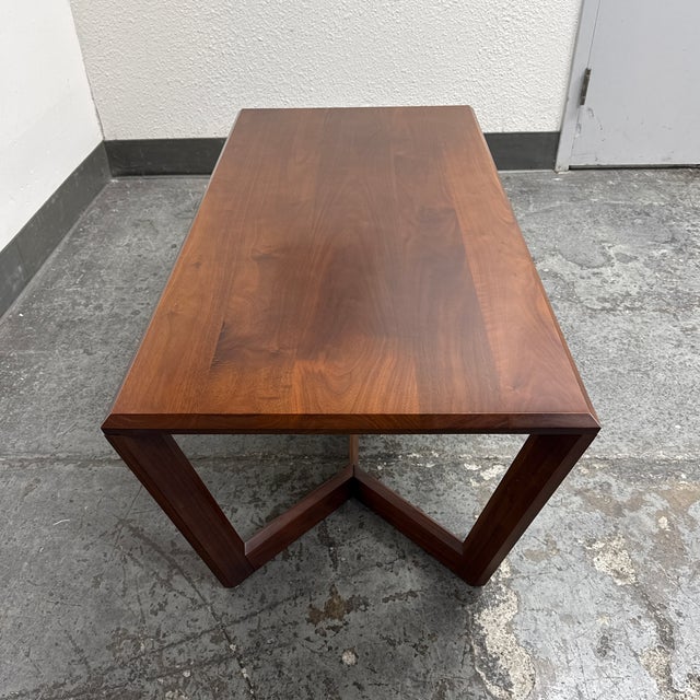 Copeland Copeland Furniture Fusion Rectangular Walnut Coffee Table For Sale - Image 4 of 12