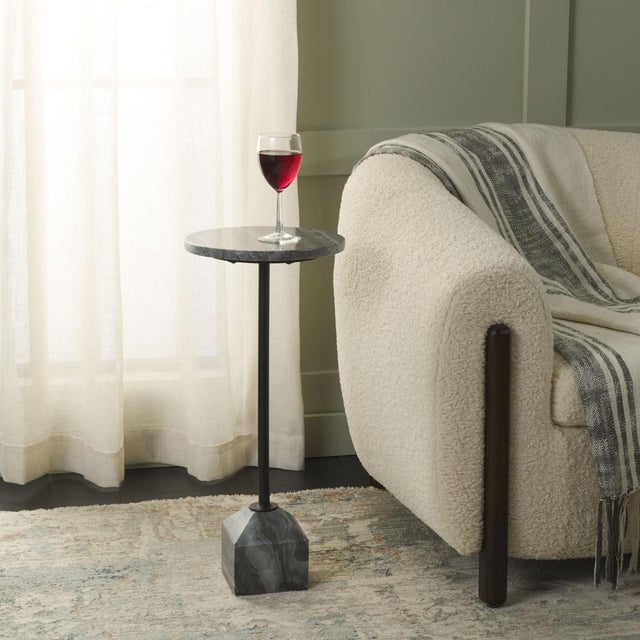 Introducing the sumer drink table, where style meets sophistication. The grey marble top brings a touch of elegance, while...
