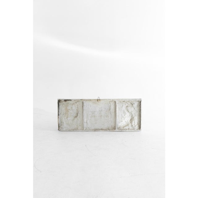 White 19th C Italian Plaster Relief, Birds & Dragons For Sale - Image 8 of 9