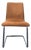 Cb2 Leather/Suede Dining Chair on Chrome Frame For Sale