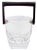 Crystal and Wood Ice Bucket, 1970s For Sale