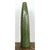 This vintage ceramic vase presents a tall, tapering conical form that narrows gracefully from a broad rounded base to a...