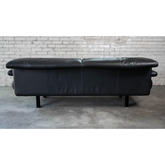1980s Postmodern Leather Alanda Sofa by Paolo Piva for B&b Italia For Sale - Image 17 of 18