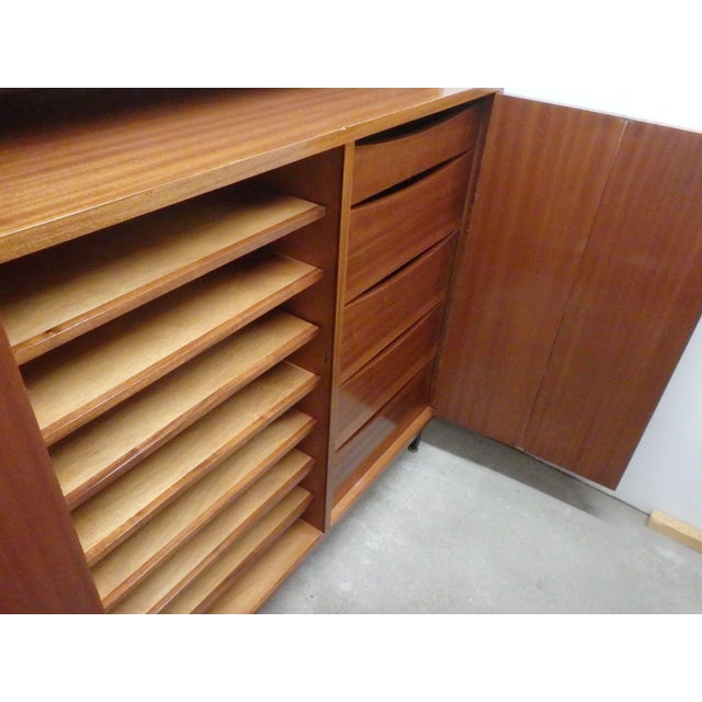Large Chest of Drawers with Mirror, 1950s For Sale - Image 15 of 16