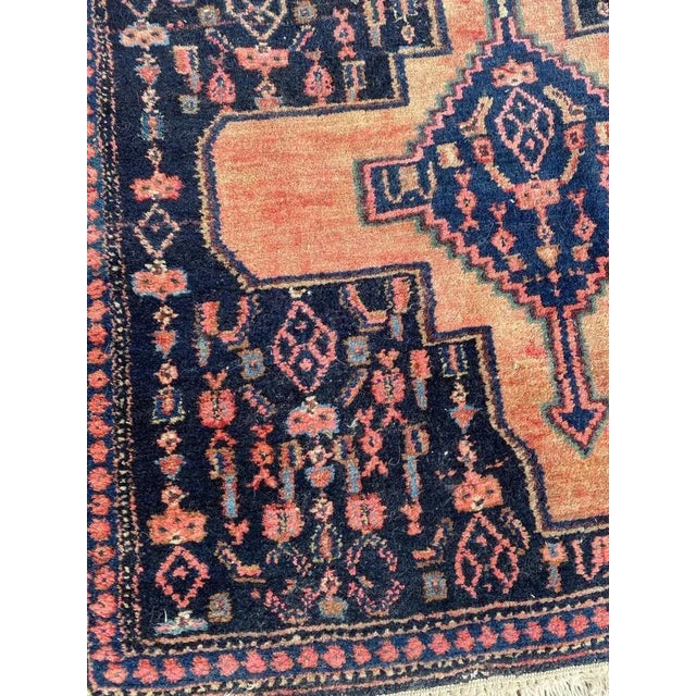 Small Vintage Senneh Rug For Sale - Image 12 of 16