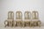 Set of Swedish rococo chairs from the later half of the 1700s, around 1780 to 1790. The chairs are period rococo and have...
