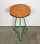 Mid-Century Modern Industrial Green Workshop Stool, 1960s For Sale - Image 3 of 15