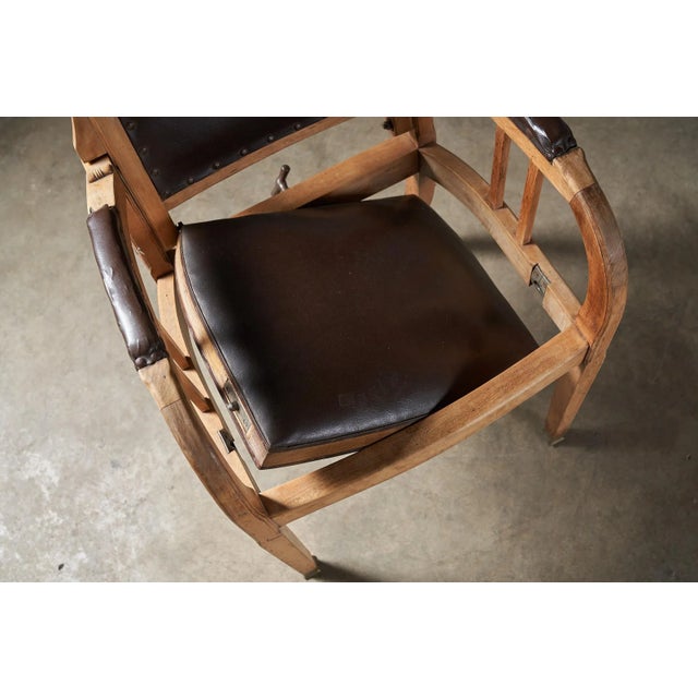 Metal Antique Hair Dresser Chair, Berlin For Sale - Image 7 of 10