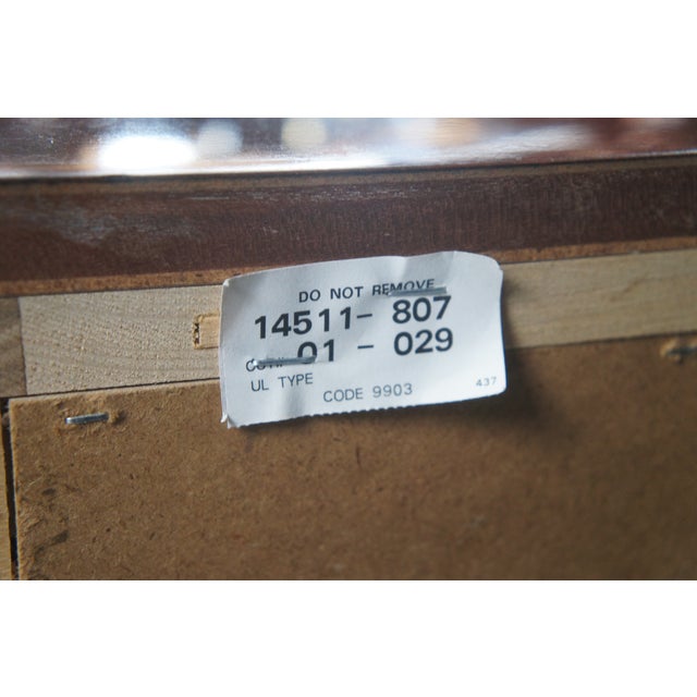 Thomasville 18th Century Flame Mahogany Bow Front Bedside Chests Nightstands, A Pair For Sale - Image 13 of 13