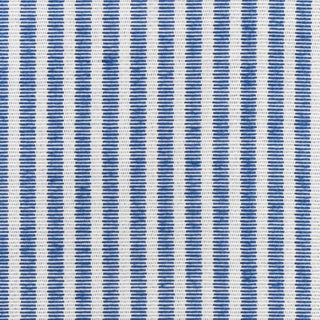 Schumacher Easton Stripe Indoor/Outdoor Fabric in Navy For Sale