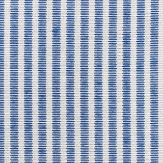 Schumacher Easton Stripe Indoor/Outdoor Fabric in Navy For Sale