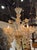Traditional Murano Amber and Clear Venetian Chandelier For Sale - Image 3 of 5