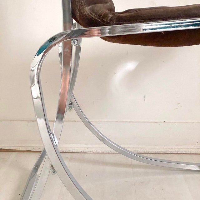 Vintage Italian Side Chair, 1970s For Sale - Image 11 of 12