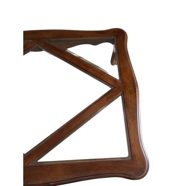 French Country 1990s Ethan Allen Coffee Table Legacy French Country Louis XV Style For Sale - Image 3 of 16