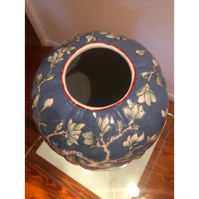 Pair of Chinoiserie Style Jars With Lids For Sale - Image 15 of 17