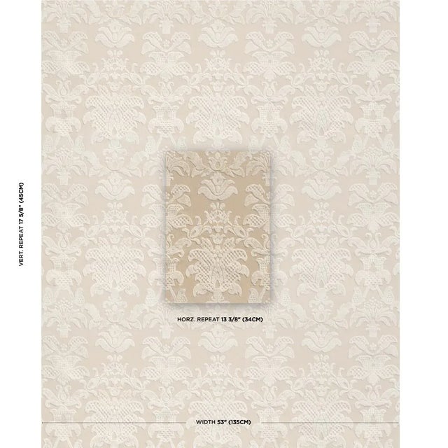 Woven in Belgium, Limbourg Damask Velvet is a classic mid-scale floral damask. Rendered in velvet, its stylized flowers,...