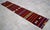 1990s Hand Made Short Narrow Runner Rug Turkish Kilim Hallway Rug - 1′10″ × 9′10″ For Sale - Image 13 of 14