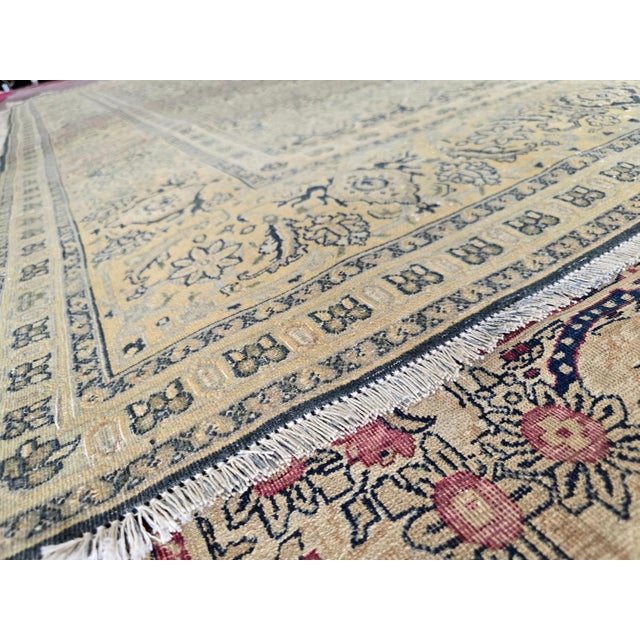 1930s Doris Leslie Blau Antique Tabriz Allover Classic Taupe Rug - c. 1930 For Sale - Image 5 of 5
