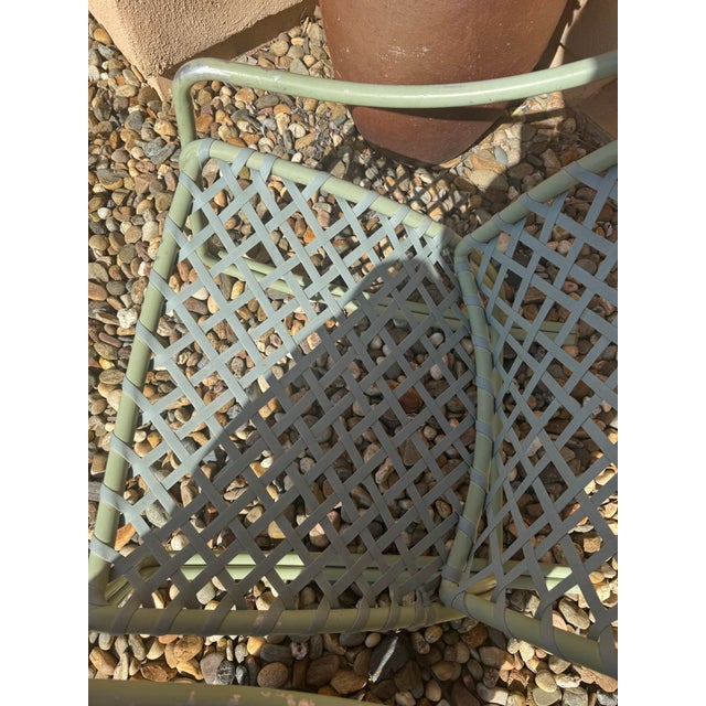 Mid-Century Modern 1960s Brown Jordan "Tamiami" Woven Rocking Chair, Attributed For Sale - Image 3 of 14