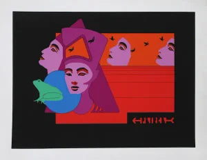 Guy Pierce, "Nephertiti," Serigraph
