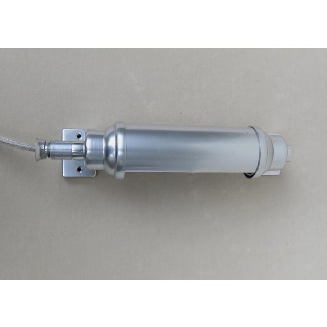 Submarine Light Wall Lamp in Polished Aluminum, 1940s For Sale - Image 17 of 17