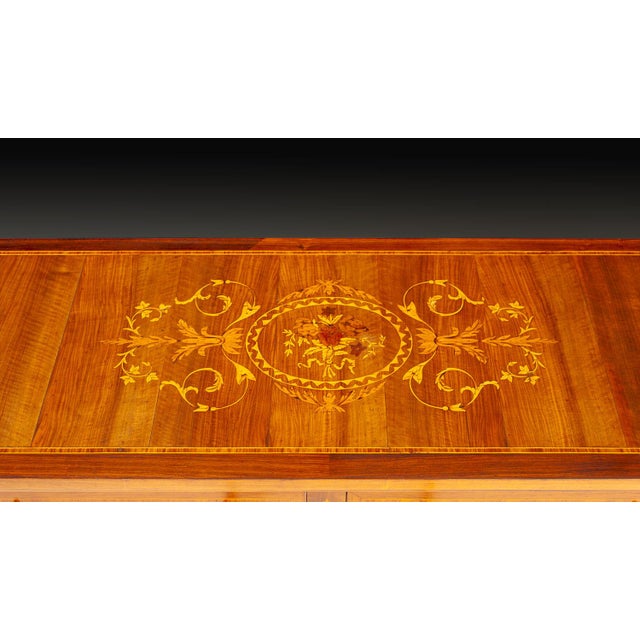 This original Italian antique buffet is an exceptional example of formal European craftsmanship. Its substantial solid...