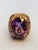 Bochic “Orient” Vintage Natural Multi Sapphire Ring Set In 18K Gold & Silver For Sale - Image 11 of 15