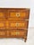 1950s C. 1950s Anglo-Indian Small Campaign Style Rosewood Jewelry Chest With Brass Inlay For Sale - Image 5 of 8