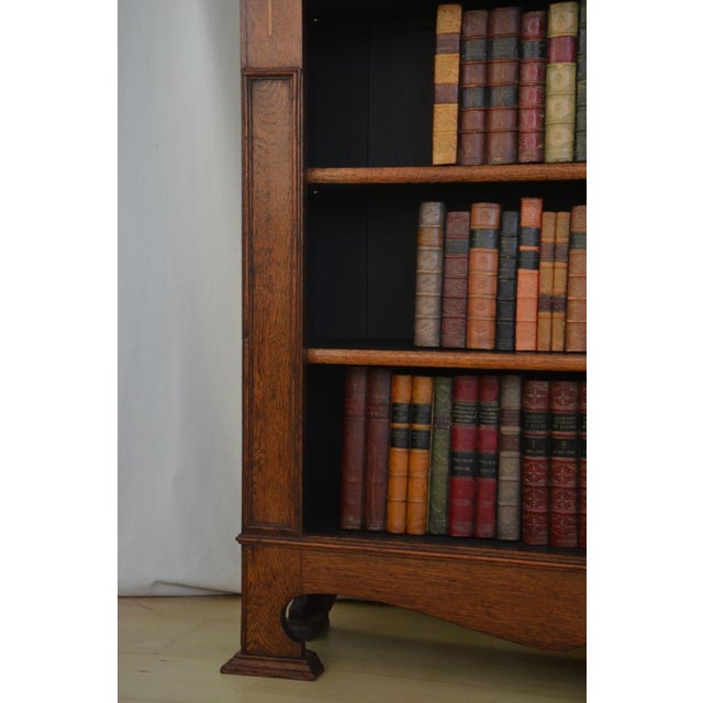 Arts and Crafts Oak Open Bookcase, 1900s For Sale - Image 10 of 18