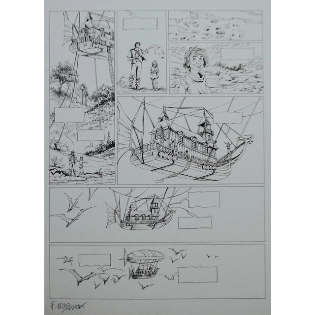 Florence magnin Heritage Emilie T04 the dreamer, 2005 Page 18 Printing board Technique Noir / Process Black Film Signed by...