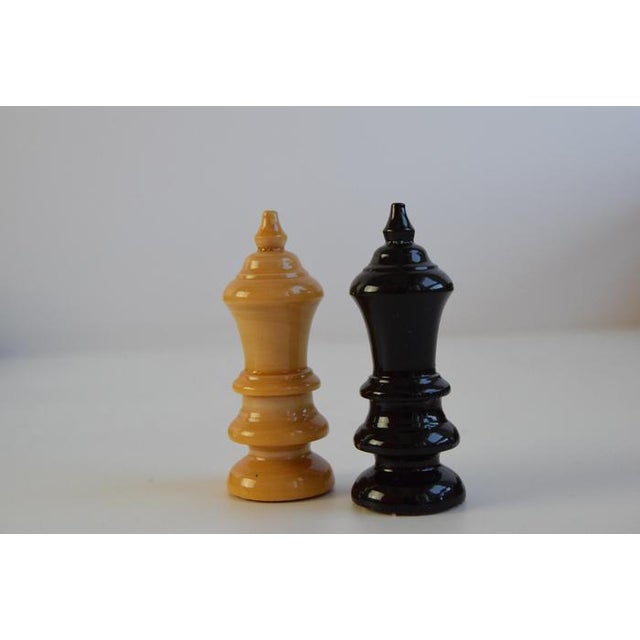 Vintage Wooden Chess Set in Box, 1960s, Set of 33 For Sale - Image 13 of 16