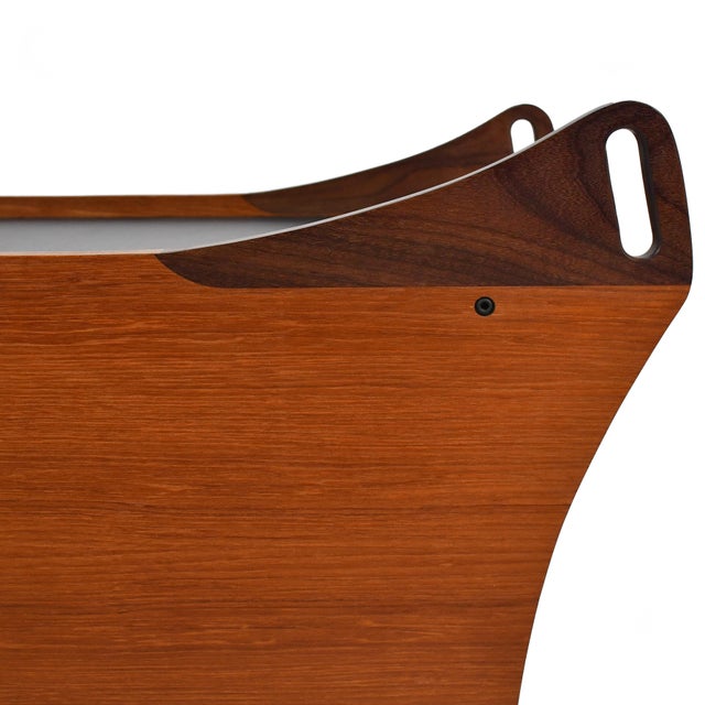Danish Teak Serving Cart For Sale - Image 10 of 10