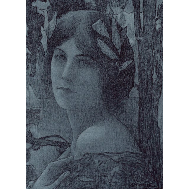 Henri Guinier, Nuit Douce, 1899, Original Lithograph For Sale - Image 3 of 10