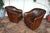Animal Skin Vintage Pair of Brown Leather Channel-Tufted Club Chairs — Martin/Brattrud, 1987 For Sale - Image 7 of 18